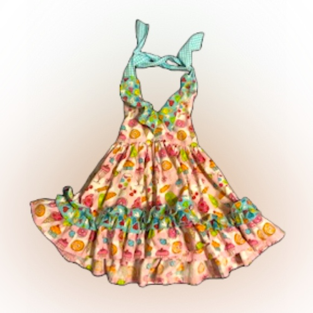 Matilda Jane Candy and Cupcakes Halter Dress – size 4